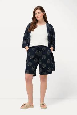Große Größen Jersey-Shorts, Damen, blau, Größe: 42/44, Baumwolle, Ulla Popken von Ulla Popken