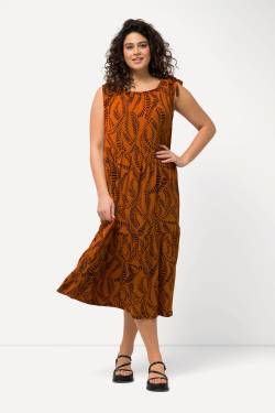 Große Größen Jerseykleid, Damen, orange, Größe: 58/60, Viskose, Ulla Popken von Ulla Popken