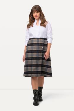 Große Größen Landhaus Kilt, Damen, weiß, Größe: 46, Polyester/Wolle, Ulla Popken von Ulla Popken