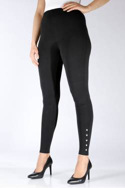 Große Größen Leggings, Damen, schwarz, Größe: 44, Baumwolle, Ulla Popken von Ulla Popken