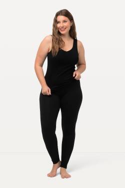 Große Größen Leggings, Damen, schwarz, Größe: 66/68, Baumwolle, Ulla Popken von Ulla Popken