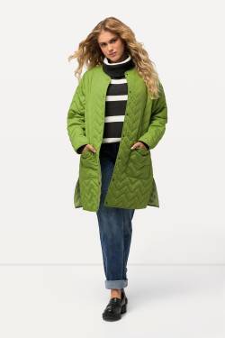 Große Größen Long-Steppjacke, Damen, grün, Größe: 42/44, Polyester, Ulla Popken von Ulla Popken