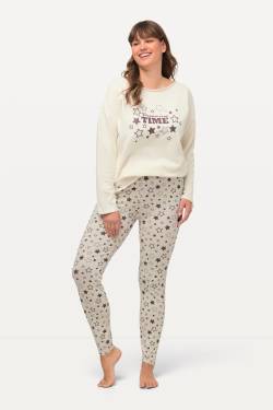 Große Größen Loungewear-Leggings, Damen, beige, Größe: 42/44, Viskose, Ulla Popken von Ulla Popken