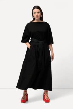 Große Größen Maxikleid, Damen, schwarz, Größe: 58/60, Baumwolle, Ulla Popken von Ulla Popken