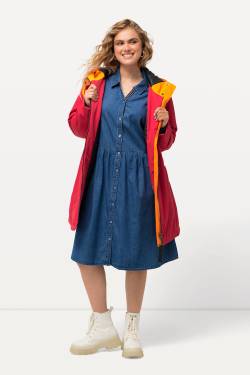 Große Größen Midikleid, Damen, blau, Größe: 50/52, Baumwolle, Ulla Popken von Ulla Popken