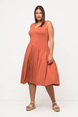 Große Größen Midikleid, Damen, rot, Größe: 42/44, Baumwolle, Ulla Popken von Ulla Popken