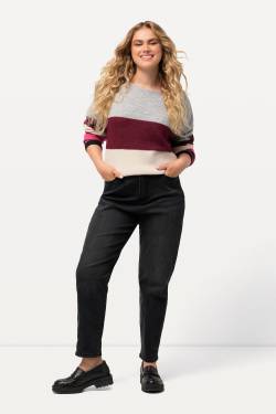 Große Größen Mom-Jeans, Damen, schwarz, Größe: 120, Baumwolle/Polyester, Ulla Popken von Ulla Popken