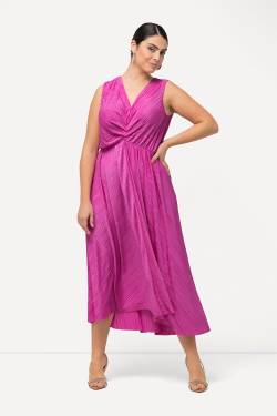 Große Größen Plissee-Maxikleid, Damen, rosa, Größe: 42, Polyester, Ulla Popken von Ulla Popken