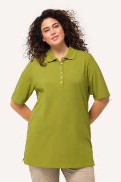 Große Größen Poloshirt, Damen, grün, Größe: 42/44, Baumwolle, Ulla Popken von Ulla Popken