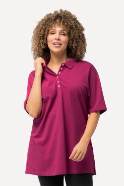 Große Größen Poloshirt, Damen, rosa, Größe: 50/52, Baumwolle, Ulla Popken von Ulla Popken