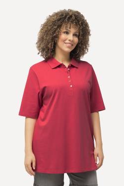 Große Größen Poloshirt, Damen, rosa, Größe: 54/56, Baumwolle, Ulla Popken von Ulla Popken