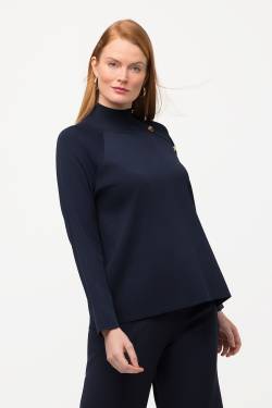 Große Größen Pullover, Damen, blau, Größe: 42/44, Viskose/Synthetische Fasern, Ulla Popken von Ulla Popken