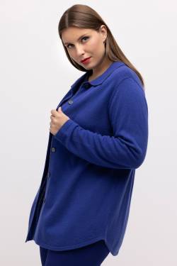 Große Größen Pullover, Damen, blau, Größe: 42/44, Wolle, Ulla Popken von Ulla Popken