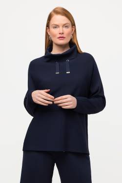 Große Größen Pullover, Damen, blau, Größe: 46/48, Viskose/Synthetische Fasern, Ulla Popken von Ulla Popken