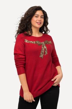 Große Größen Pullover, Damen, rot, Größe: 50/52, Synthetische Fasern, Ulla Popken von Ulla Popken