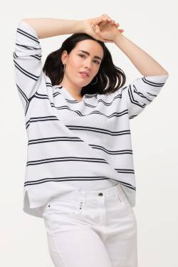 Große Größen Pullover, Damen, weiß, Größe: 46/48, Baumwolle, Ulla Popken von Ulla Popken