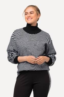 Große Größen Pullover, Damen, weiß, Größe: 58/60, Viskose/Polyester/Synthetische Fasern, Ulla Popken von Ulla Popken