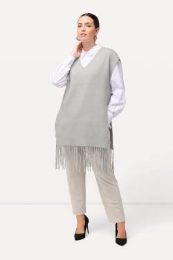 Große Größen Pullunder, Damen, beige, Größe: 42/44, Synthetische Fasern/Polyester, Ulla Popken von Ulla Popken