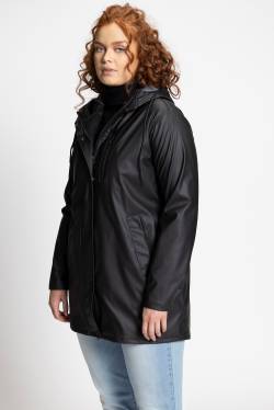 Große Größen Regenjacke, Damen, schwarz, Größe: 42/44, Synthetische Fasern/Polyester/Baumwolle, Ulla Popken von Ulla Popken