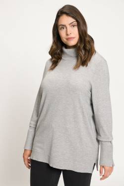 Große Größen Rollkragenpullover, Damen, grau, Größe: 42/44, Viskose/Polyester/Synthetische Fasern, Ulla Popken von Ulla Popken