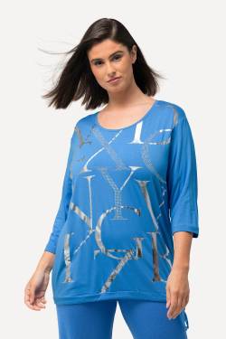 Große Größen Shirt, Damen, blau, Größe: 42/44, Viskose, Ulla Popken von Ulla Popken