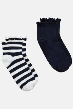 Große Größen Socken, Damen, blau, Größe: 39-42, Baumwolle/Synthetische Fasern, Ulla Popken von Ulla Popken