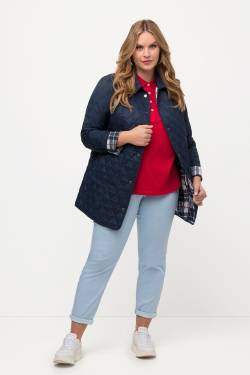 Große Größen Steppjacke, Damen, blau, Größe: 46/48, Polyester/Synthetische Fasern, Ulla Popken von Ulla Popken