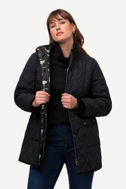 Große Größen Steppjacke, Damen, schwarz, Größe: 42/44, Polyester, Ulla Popken von Ulla Popken