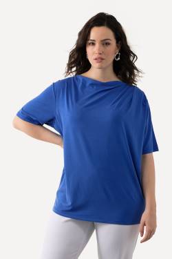 Große Größen T-Shirt, Damen, blau, Größe: 50/52, Synthetische Fasern, Ulla Popken von Ulla Popken