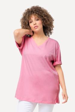 Große Größen T-Shirt, Damen, rosa, Größe: 58/60, Baumwolle, Ulla Popken von Ulla Popken