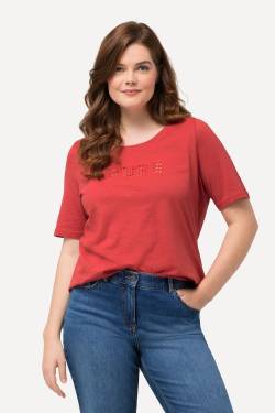 Große Größen T-Shirt, Damen, rot, Größe: 42/44, Baumwolle, Ulla Popken von Ulla Popken