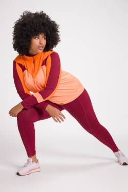 Große Größen Thermo-Troyer, Damen, orange, Größe: 50/52, Polyester/Elasthan, Ulla Popken von Ulla Popken