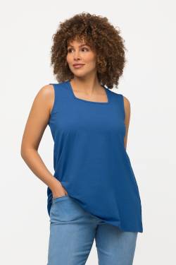 Große Größen Top, Damen, blau, Größe: 46/48, Baumwolle, Ulla Popken von Ulla Popken