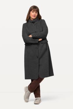 Große Größen Trachtenmantel, Damen, braun, Größe: 62/64, Polyester, Ulla Popken von Ulla Popken