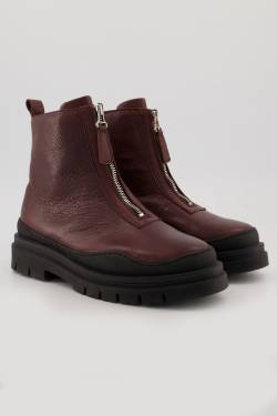 Leder-Boots, Damen, braun, Größe: 39, Leder/Baumwolle, Ulla Popken von Ulla Popken