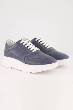 Leder-Sneaker, Damen, blau, Größe: 39, Leder, Ulla Popken von Ulla Popken