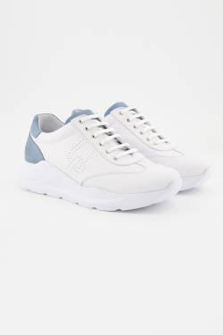 Leder-Sneaker, Damen, blau, Größe: 40, Leder, Ulla Popken von Ulla Popken