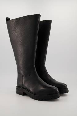 Lederstiefel, Damen, schwarz, Größe: 43, Polyester/Leder, Ulla Popken von Ulla Popken