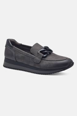 Loafer, Damen, grau, Größe: 41, Polyester/Synthetische Fasern, Ulla Popken von Ulla Popken