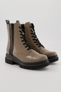 Remonte Crashlack-Boots, Damen, grau, Größe: 44, Synthetische Fasern/Leder, Ulla Popken von Ulla Popken