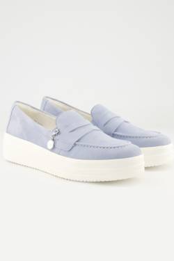 Remonte x Elle Loafer, Damen, blau, Größe: 40, Leder, Ulla Popken von Ulla Popken