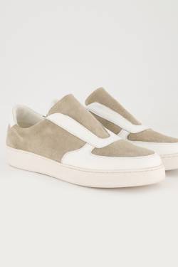 Slip-On-Sneaker, Damen, beige, Größe: 42, Leder, Ulla Popken von Ulla Popken