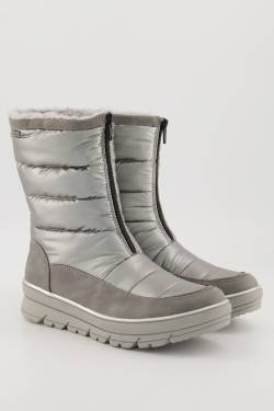 Stepp-Boots, Damen, grau, Größe: 41, Polyester/Sonstige/Synthetische Fasern, Ulla Popken von Ulla Popken