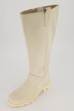 Stiefel Langschaft, Damen, beige, Größe: 42, Polyester/Leder, Ulla Popken von Ulla Popken