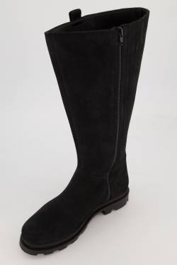 Stiefel Langschaft, Damen, schwarz, Größe: 41, Polyester/Leder, Ulla Popken von Ulla Popken