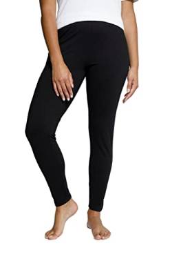 Ulla Popken Damen Hosen Leggings, Black Beauty, 32W / 32L von Ulla Popken