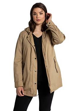 Ulla Popken Damen Parka mit herausnehmbarem Futter, Mauve, 46-48 von Ulla Popken