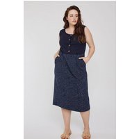 Ulla Popken Jerseykleid Bellieva-Kleid Still-Funktion Rundhals GOTS von Ulla Popken