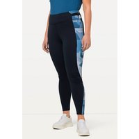 Ulla Popken Lederimitathose Sport-Leggings verstellbarer Bund schnelltrocknend von Ulla Popken