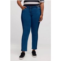 Ulla Popken Regular-fit-Jeans Jeans Sammy Slim Denimmix Langsnaht Elastikbund von Ulla Popken